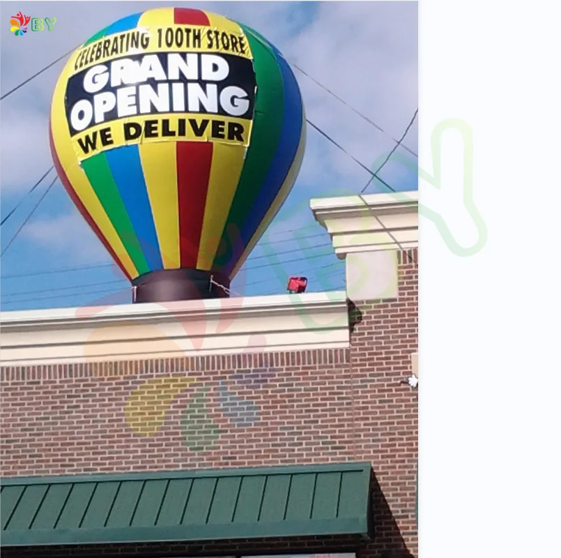 BOYAN Customized factory price Airtight giant hot air balloon advertising inflatable balloon