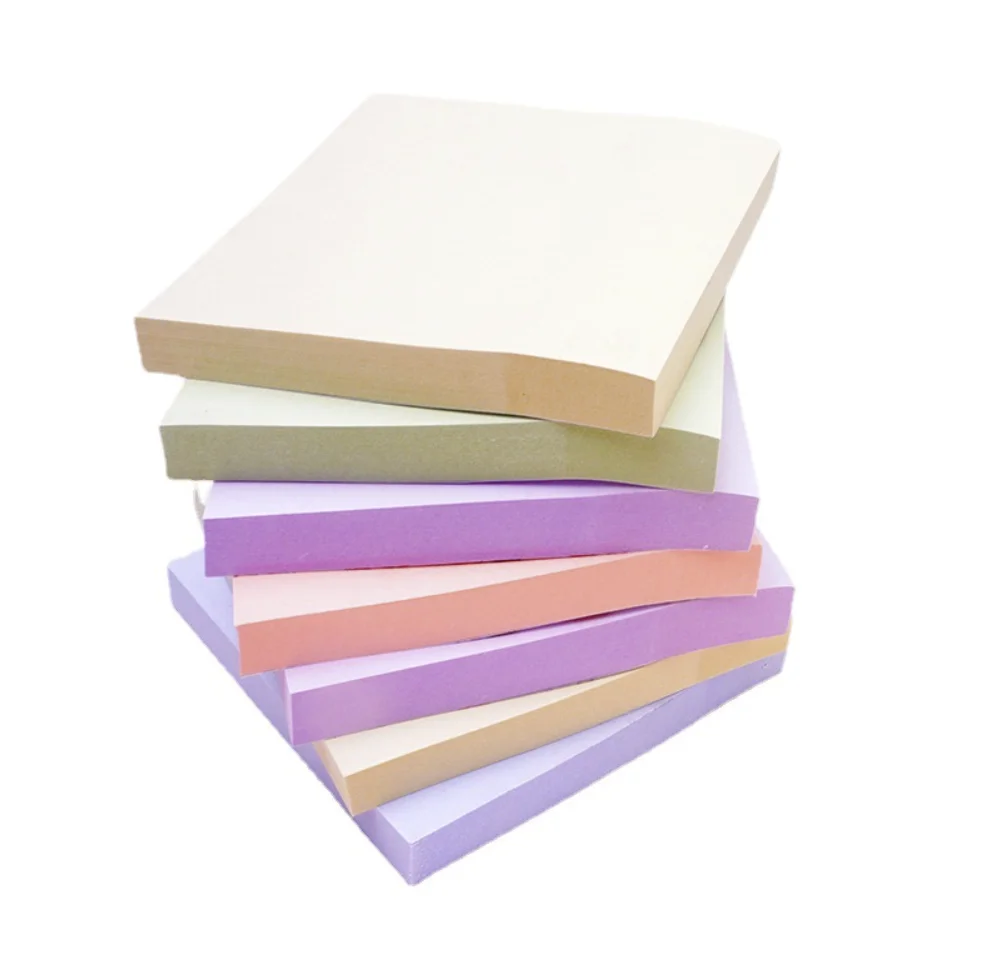 Custom Sticky It Note 100Sheets Morandy Blue Color Tabs School Post Self Stick Notes