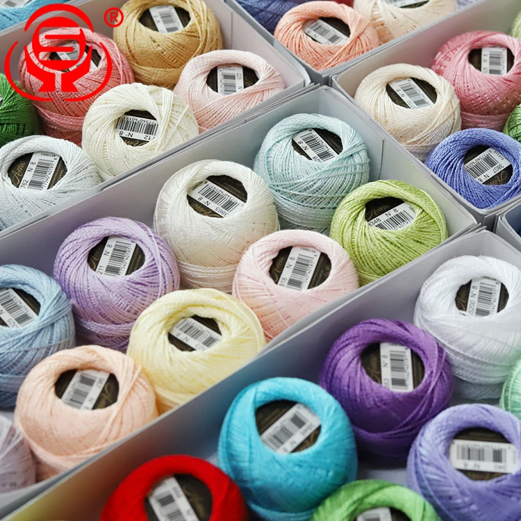 
10-roll Packed Knitting Cotton Thread Household Sewing Thread with Assorted Color China Wholesale 