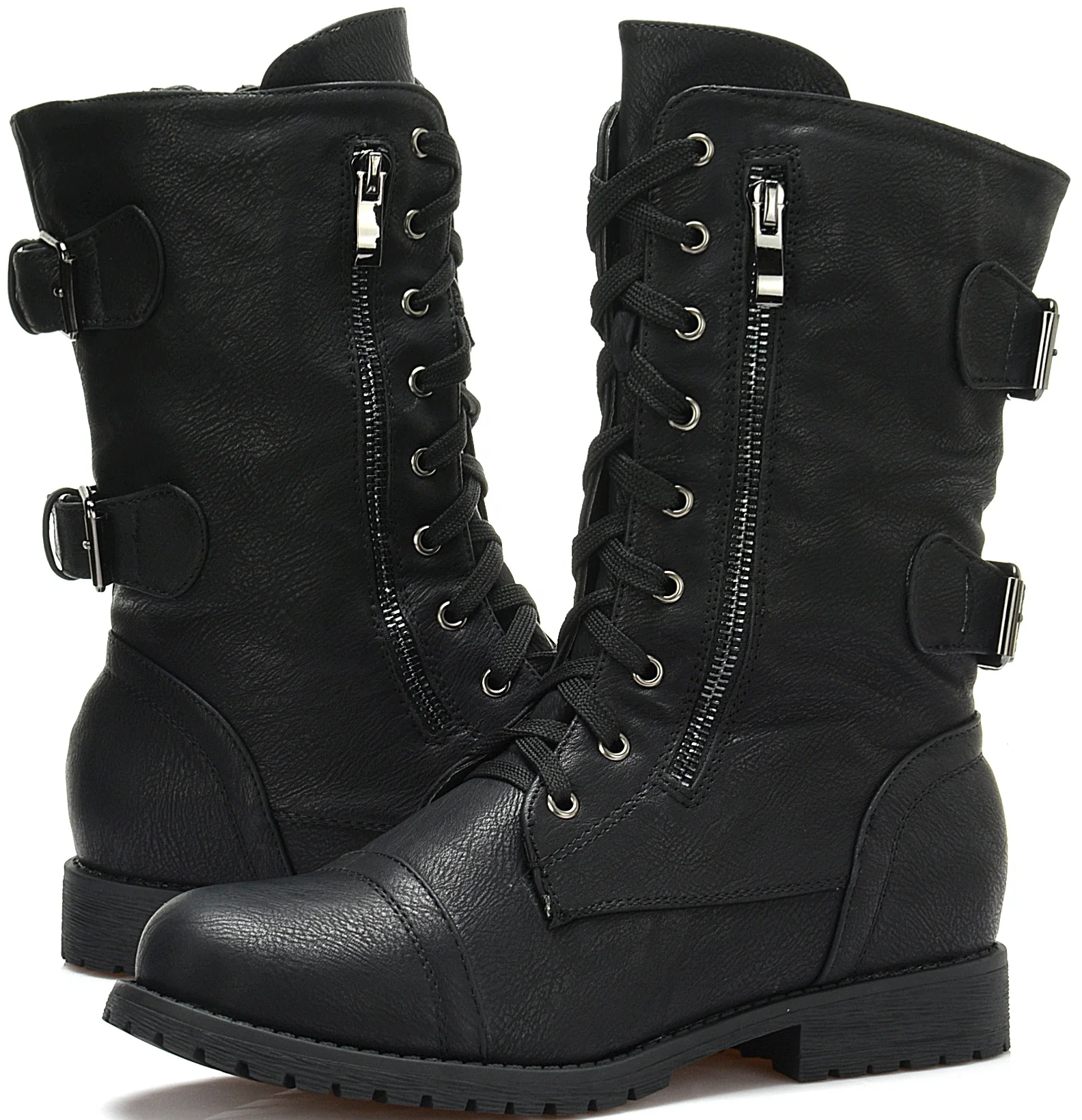 
Оптовая продажа, женские зимние кожаные ботинки мартинсы с меховой подкладкой, на шнуровке, до середины икры 