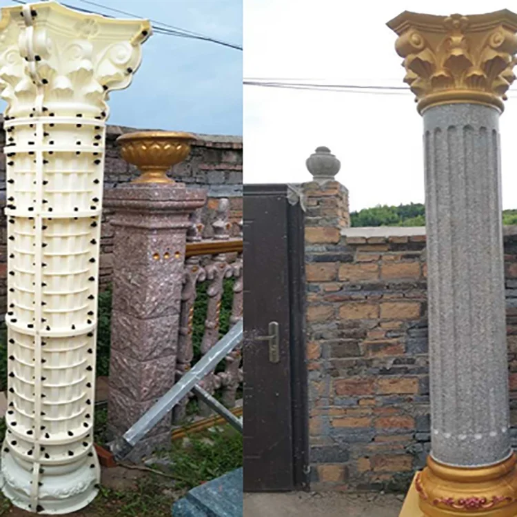 ABS material plastic mold for Roman column and pillar