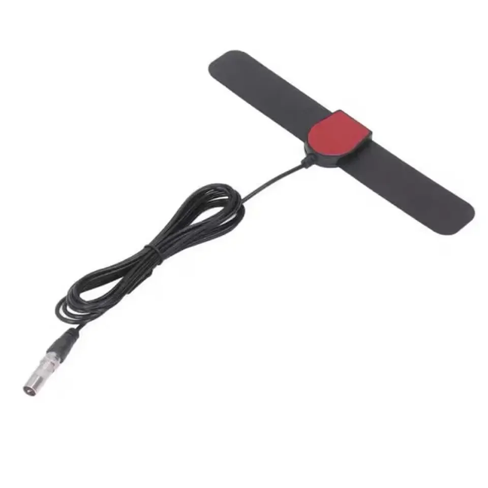 200 Miles Range Signal Booster Support 4K 1080p Black Amplified HD Digital TV Antenna ABS Indoor Tv Antenna