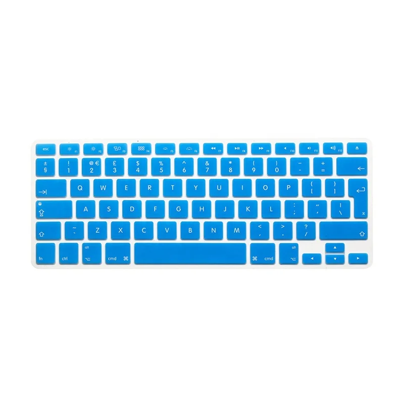 Цветная силиконовая наклейка на клавиатуру для M a c book Air 13 Pro 15 17 защитная