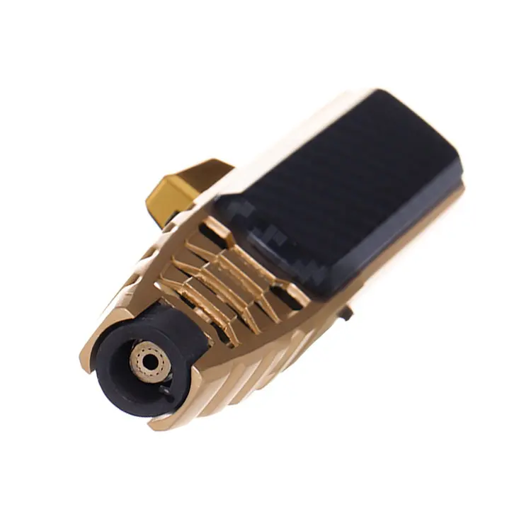 High Quality Metal Long Pen Type Refillable Powerful Windproof Gas Lighter for Cigar