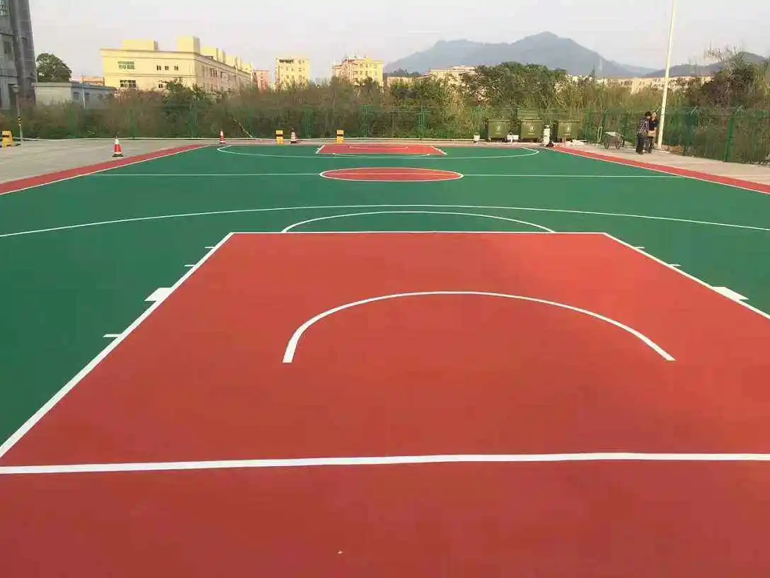Silicon PU Material For School Basketball Court