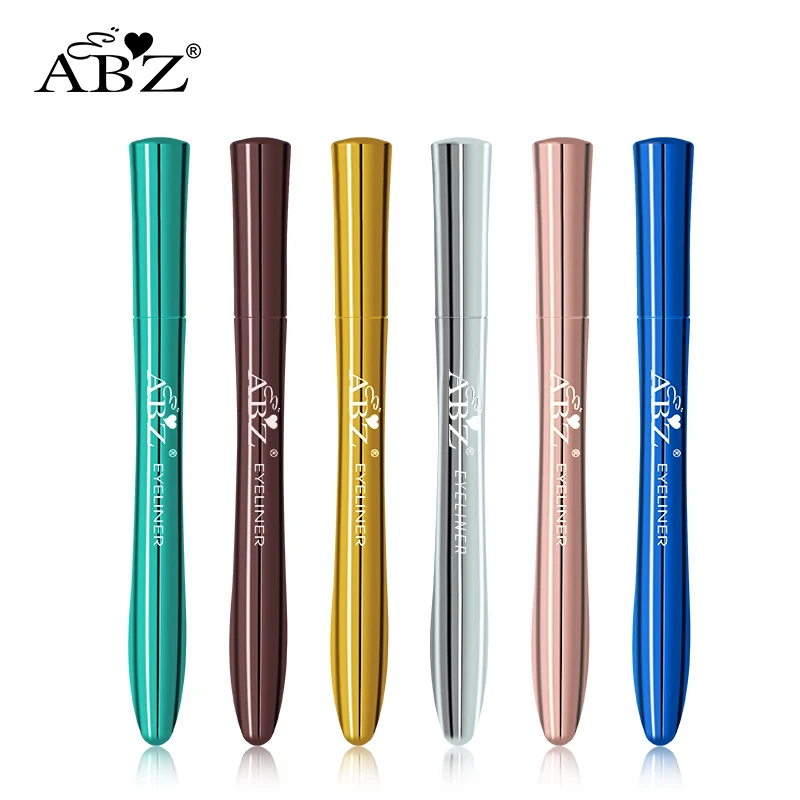 Smooth Write Black Brown Eyeliner Pen For full Strip Eyelashes Multi color Tube  Liquid Eye Liner