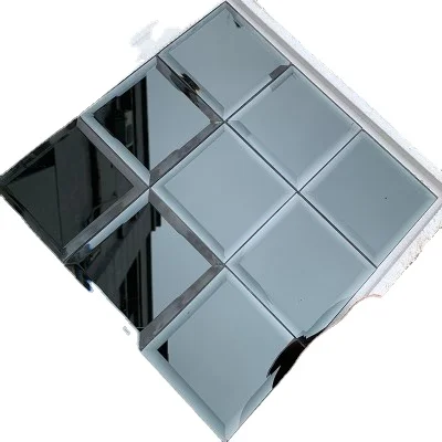 Beveled modern wall mirror