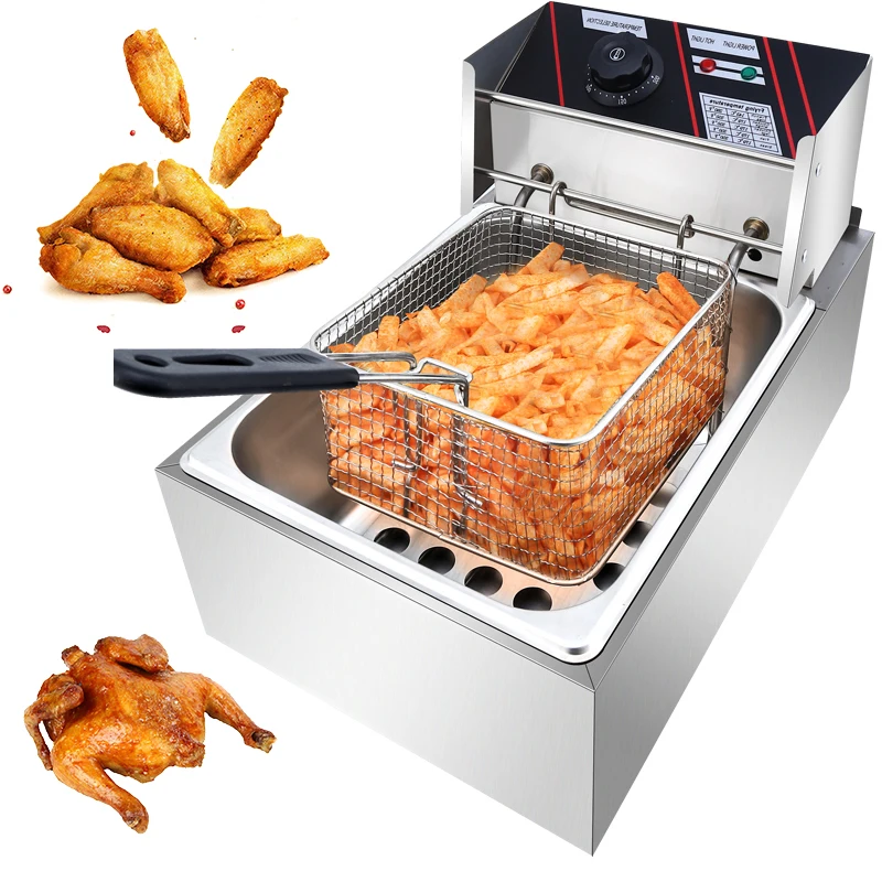 Factory price industrial electric fryer10L deep fryers with certificate popular selling