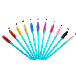 Wholesale Gold Color Eyelash Extension Lash Brush Disposable Mascara Wands