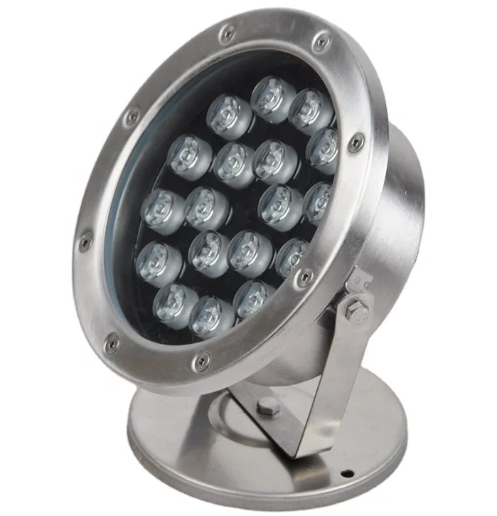 Водонепроницаемые подводные светодиодные фонари для фонтанов, материал-нержавеющая сталь, вход 12 В переменного/постоянного тока, класс защиты IP68
