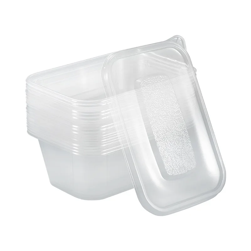 Disposable PP plastic lunch boxes food container fruit clamshell packaging