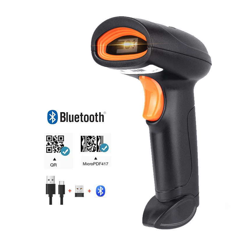 KEFAR H4B POS Terminal Automatic Factory Supply Wireless Portable 1D 2D Handheld Barcode Scanner