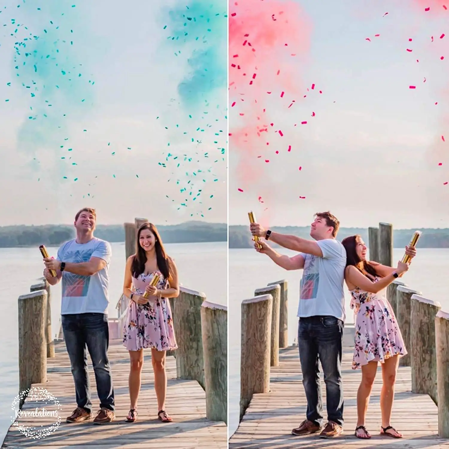 Hot Sell Gender Reveal Confetti Cannon Party Decoration Party Poppers