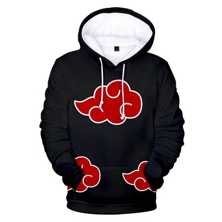 Clothes Man Sweatshirt 3d Print Anime Cosplay Narutoed Hoodie With Kangaroo Pocket