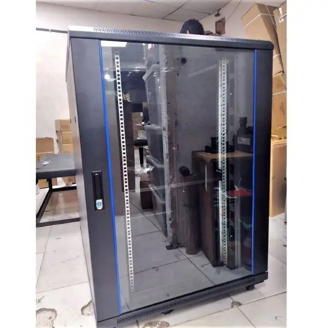 Wholesale DDF 19' Floor Standing Cabinet with Fan Waterproof 15U Vertical Server Rack Network Cabinet