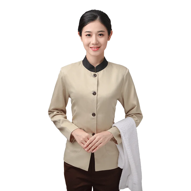 New Style Hotel Restaurant Cleaning Room Staff Uniform