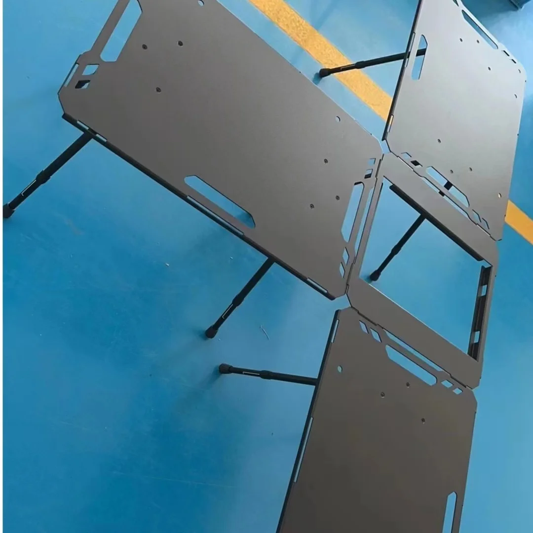 SM-IGT46 Hot Selling Outdoor Aluminum Alloy Tactical Table Camping Barbecue Folding Table
