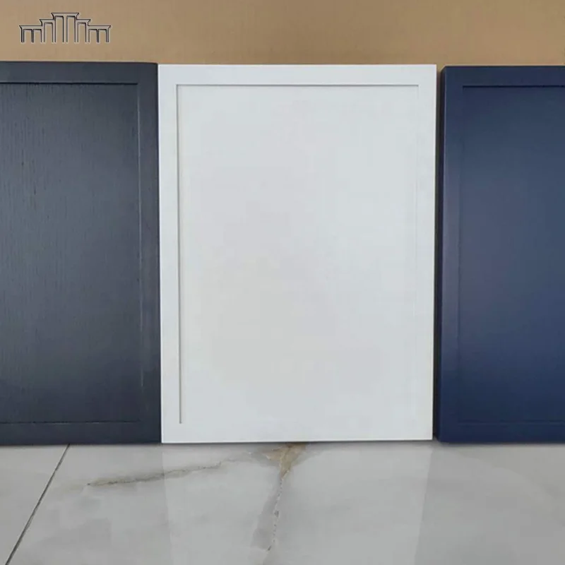 Wholesale Factory Price Hardwood MDF Modern Thin Shaker Narrow Slim Shaker Cabinet Doors Skinny Shaker Cabinets