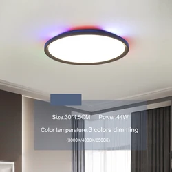 Pop Smart Fancy Home Bedroom Kitchen Panel Lamps Square Round Dimmable Led Ceiling Lights