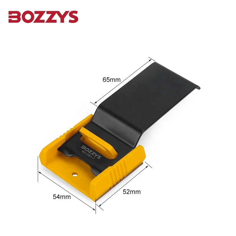 Industrial Electrical Button Switch Lockout Device With Adhesive and Mounting Screws Suitable for Distribution Cabinet