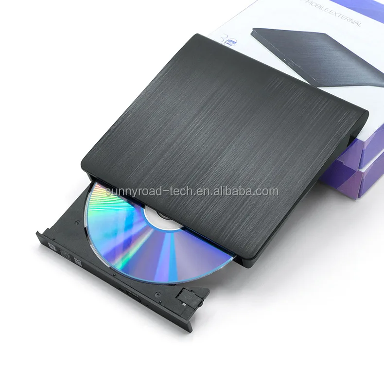 External CD DVD Drive, USB 3.0 Portable CD/DVD RW Writer Burner Portable Reader Recorder player for iMac Laptop