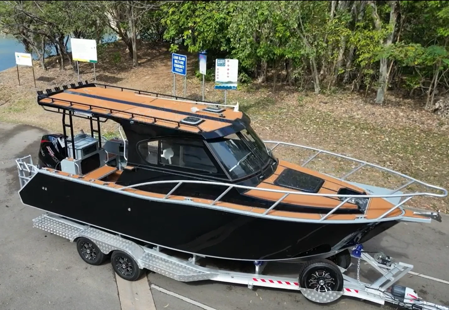 CE certificated Chinese Aluminium Boat 7.5m 25ft aluminum Cabin Cruiser Marine fishing boat for sale