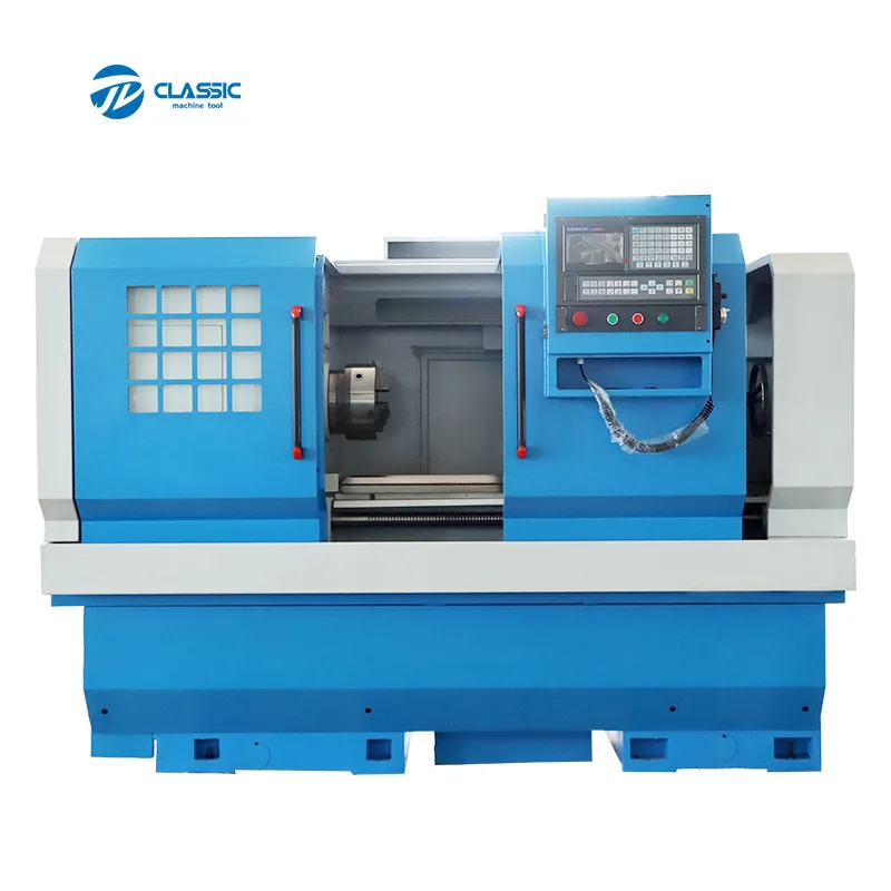 Low price  cnc lathe machine CK6136 horizontal metal turning cnc lathe machine
