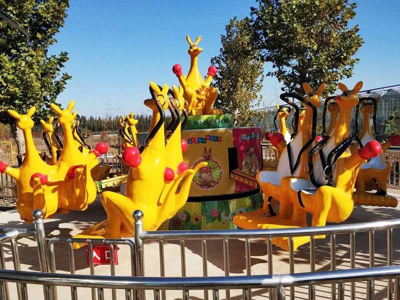 Attraction New Product Kids Favorite Lovely Amusement Park Rides Jumping Kangaroo for Sale