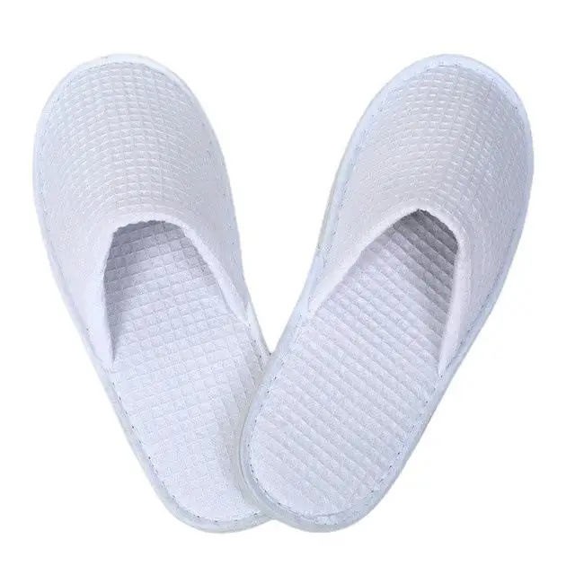 Cheap Wholesale Luxury Disposable Hotel Slippers For Guest Room Cheap Unisex Slippers Custom With Logo For Spa And Bath