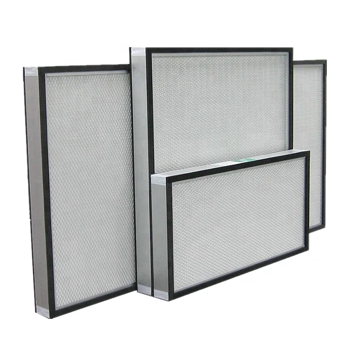 buy voor airco  china manufacturers mini-pleat price hepa & ulpa filter panel / box square medical h14 h13 air hepa filter
