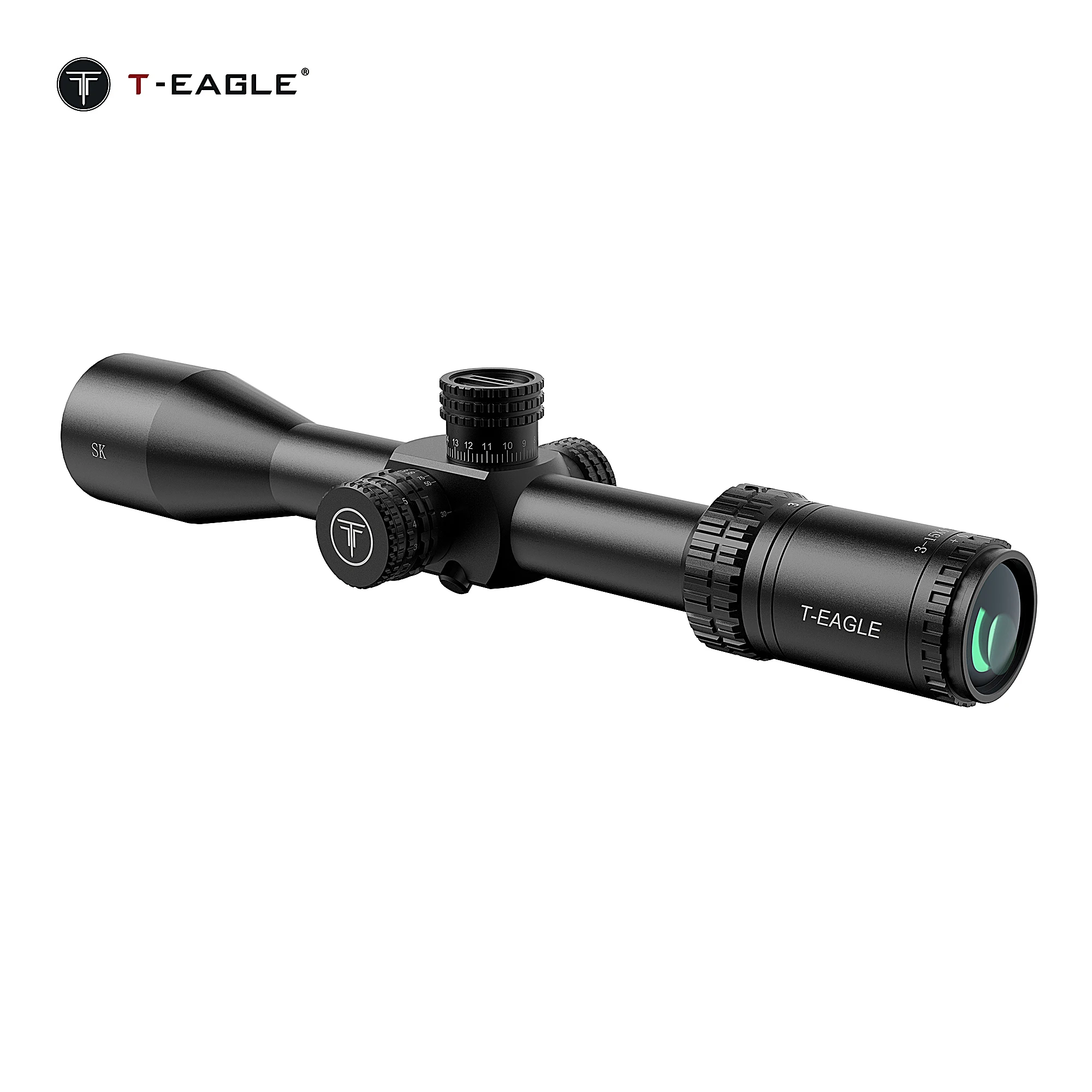 T-EAGLE SK3-15X44 Aluminium Optical Tactical Sight Laser Hunting Scopes Mount High Sensitivity Hunting Measuring Equipment