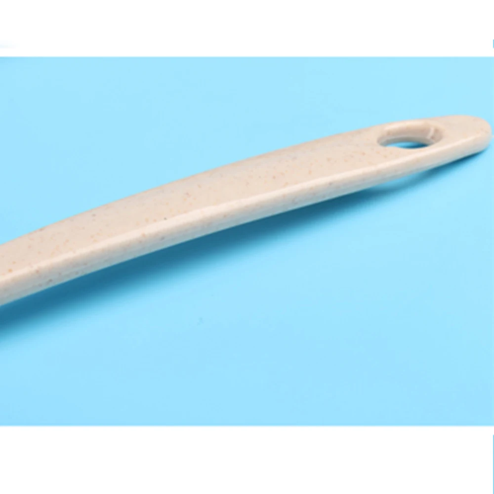 BPA free wheat straw plastic soup ladle biodegradable colorful soup spoon kitchen utensils