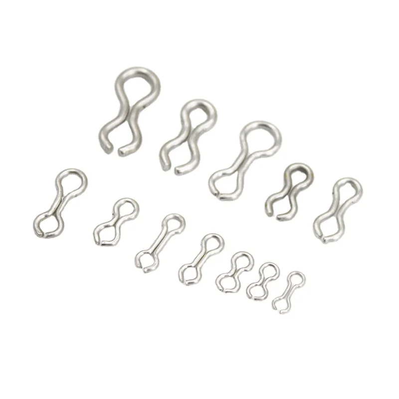 Stainless Steel Fishing Connector Spring 8 Shape Ring Spring Fishing Accessories