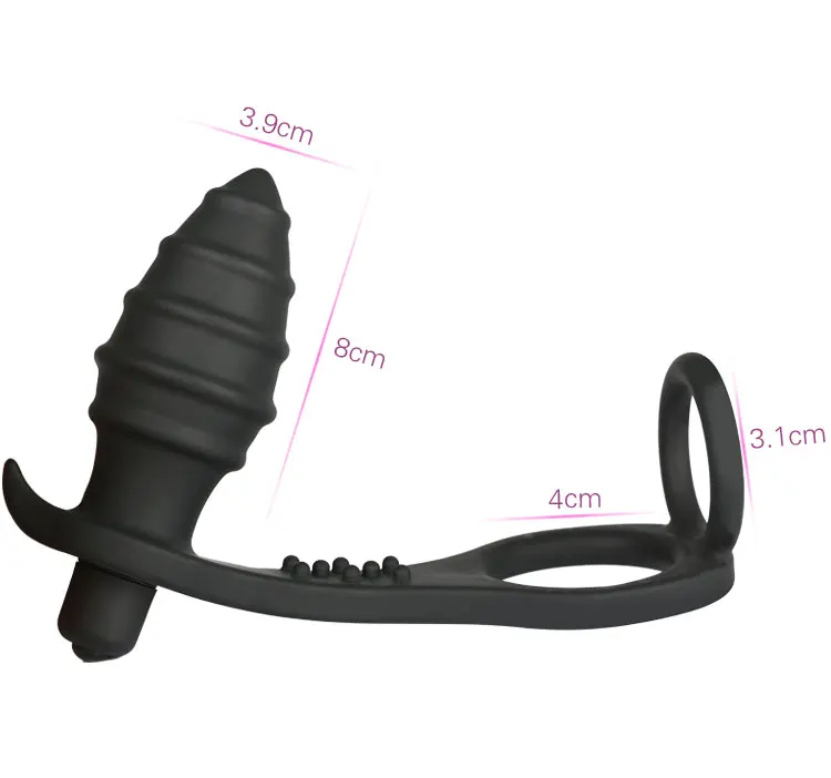
rotating Butt Plugs Silicone rechargeable Prostate Massager plug sex toy anal sexual vibrator penis ring 