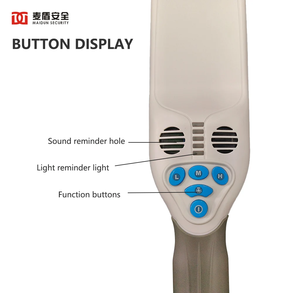 High Sensitivity Metal Detector Machine Airport Security Equipment Handheld Metal Detector School Metal Sensor Detector