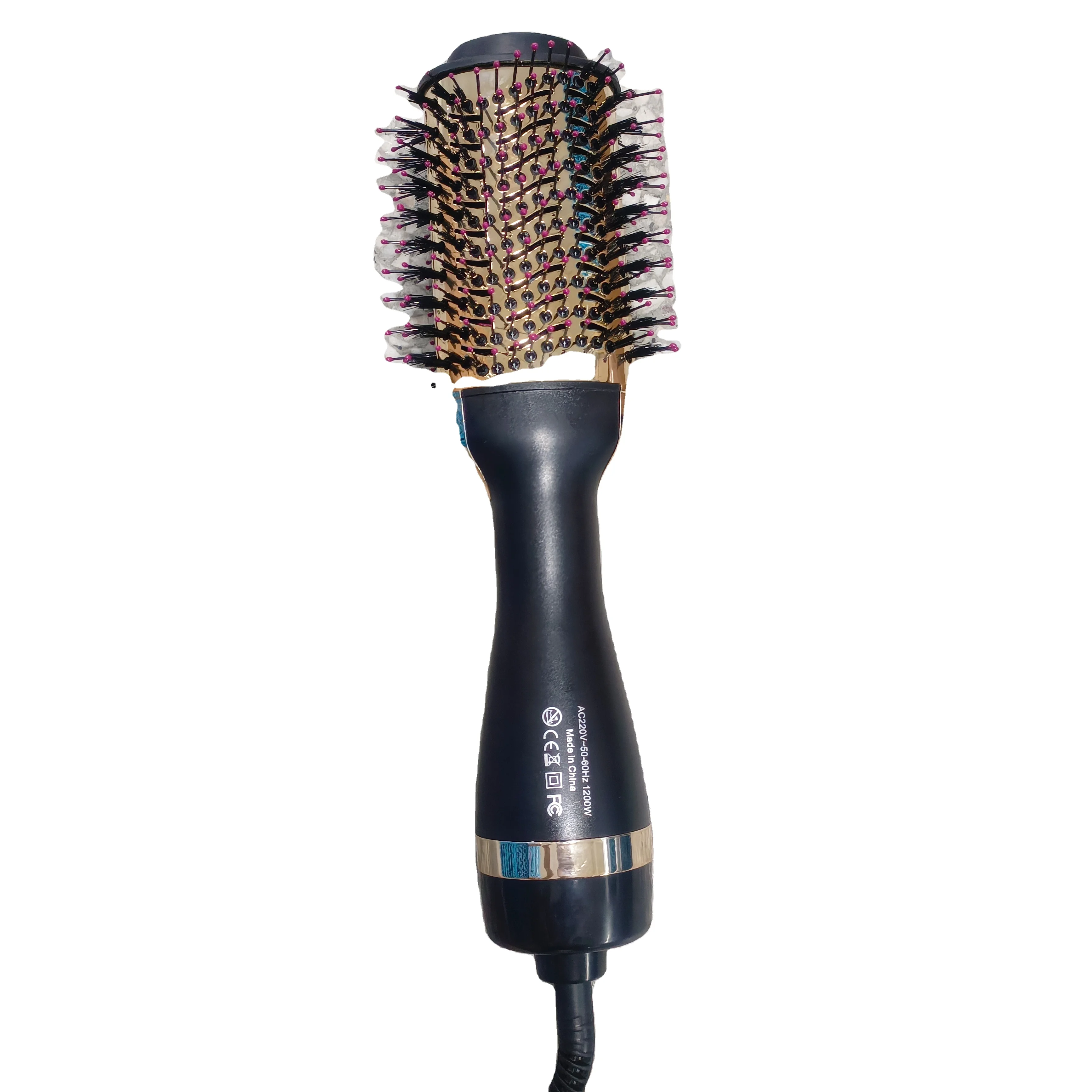 Multi-function hot air comb high power negative ion blowing comb explosive style 3 in 1 curly hair comb