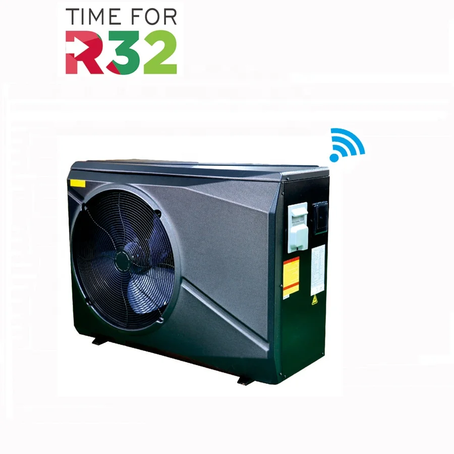 
R32 refrigerant full DC inverter swimming pool heat pump with wifi control 