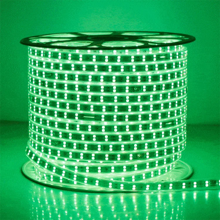 AC220V LED Strip 5050 Colorful Waterproof 14.4W/M Plum Blossoms Horses Running Chasing LED Strip Lights Indoor Outdoor Landscape