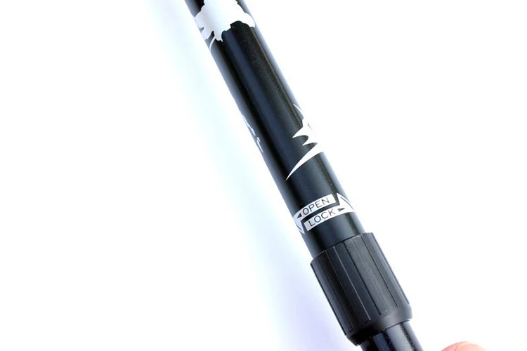 Adjustable Alpenstock Walking Stick Anti-skid Telescopic aluminum Hiking Stick lightweight mountaineering cane Trekking poles