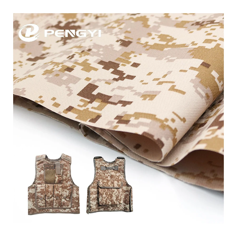 High quality digital camouflage 500D nylon fabric coated waterproof polyester camouflage