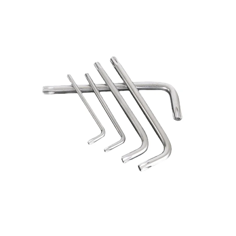 T6-T55 Torx Anti-theft Wrench Medium and Long Chromium Vanadium Steel CRV Hole Mi-shaped Star Screw Special