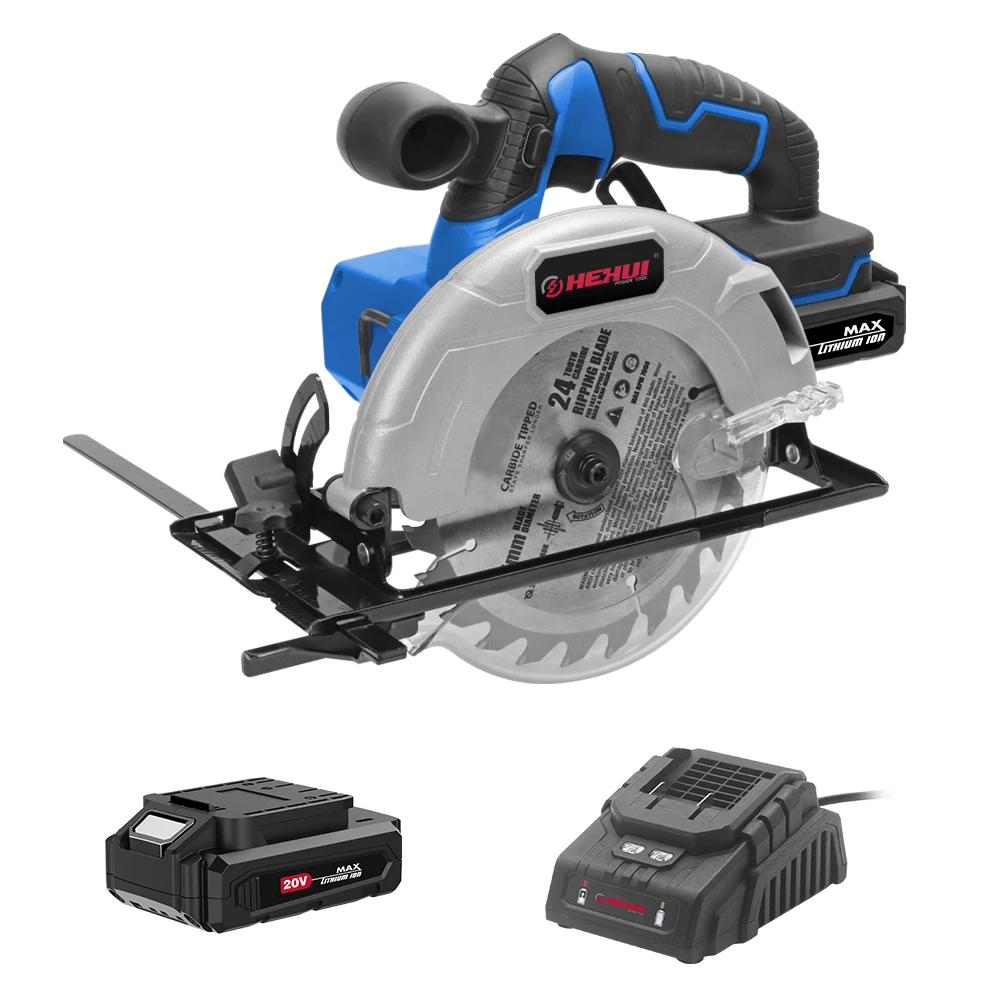 Hehui 20V Cordless Bettry Circular Saw Factory Directly Supply Hand Tool Circular Saw Brushless With Mini Size