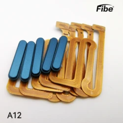 finger original new 100 Test Ok For samsung A12 Power ON OFF Volume Key Button Switch Flex Cable Ribbon Repair Parts