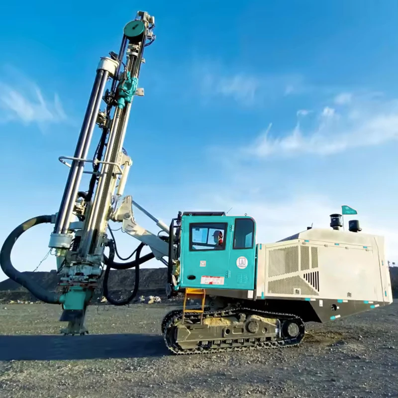 Mine Drilling Rig Blasthole DTH Rock Drilling Machine Crawler Mounted Drill Rig Blasting