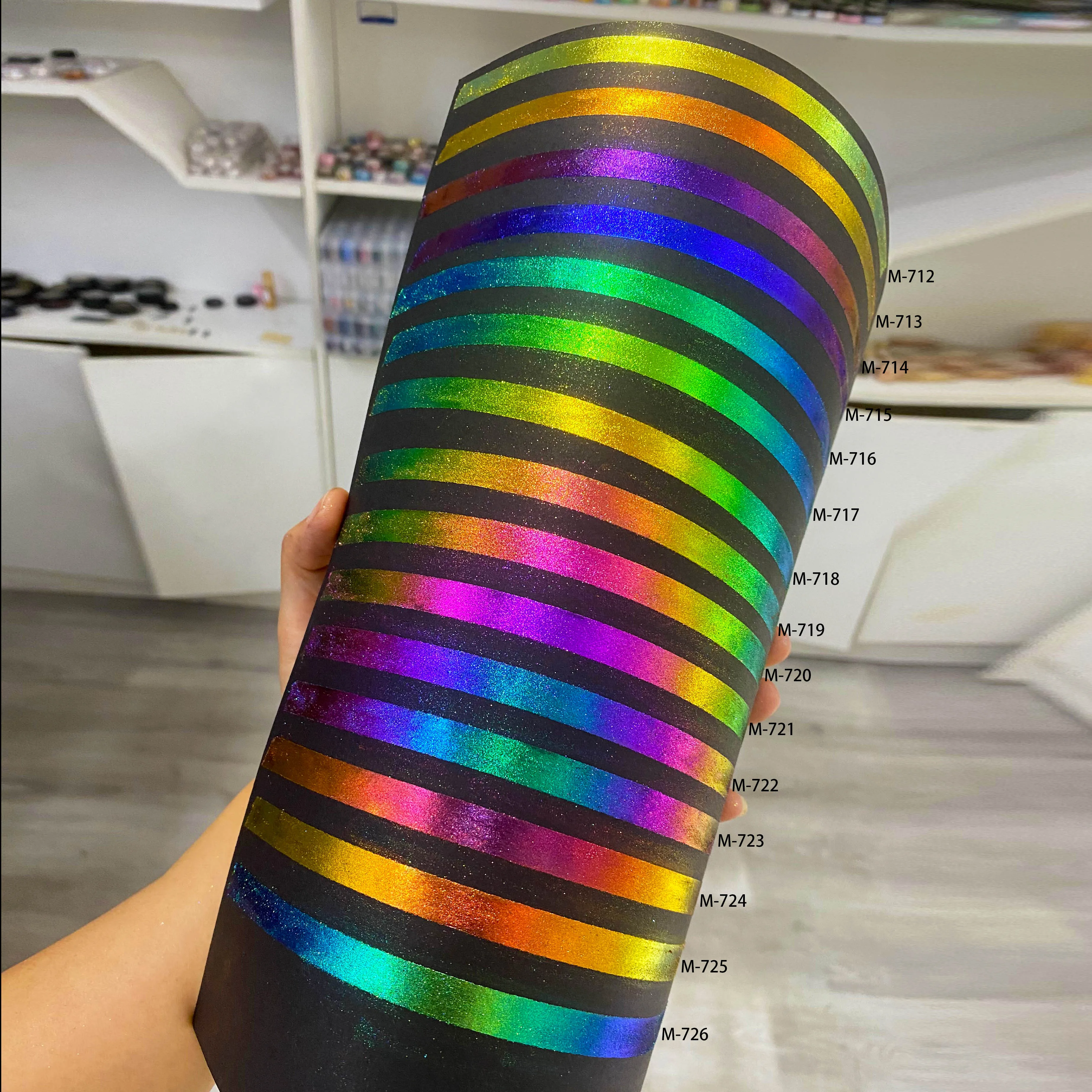 High Quality Color Changing Chameleon Eyeshadow Pigment  Multi Colors Color Shift Nail Metallic Chrome Powder