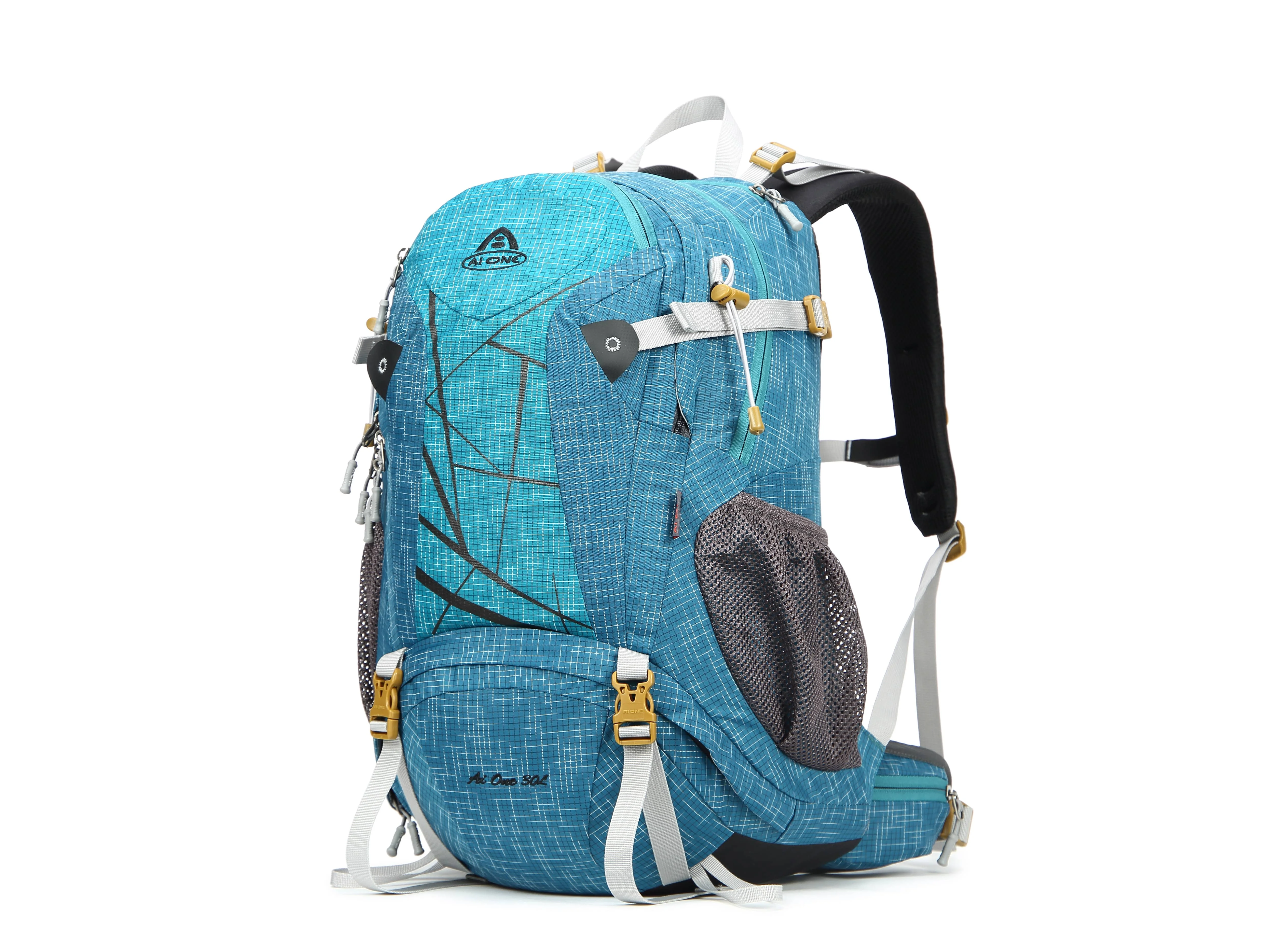 High Quality Stylish Men Durable Mountain Rucksack Hiking Skiing Backpack Smart Shockproof Mountaineering Backpack