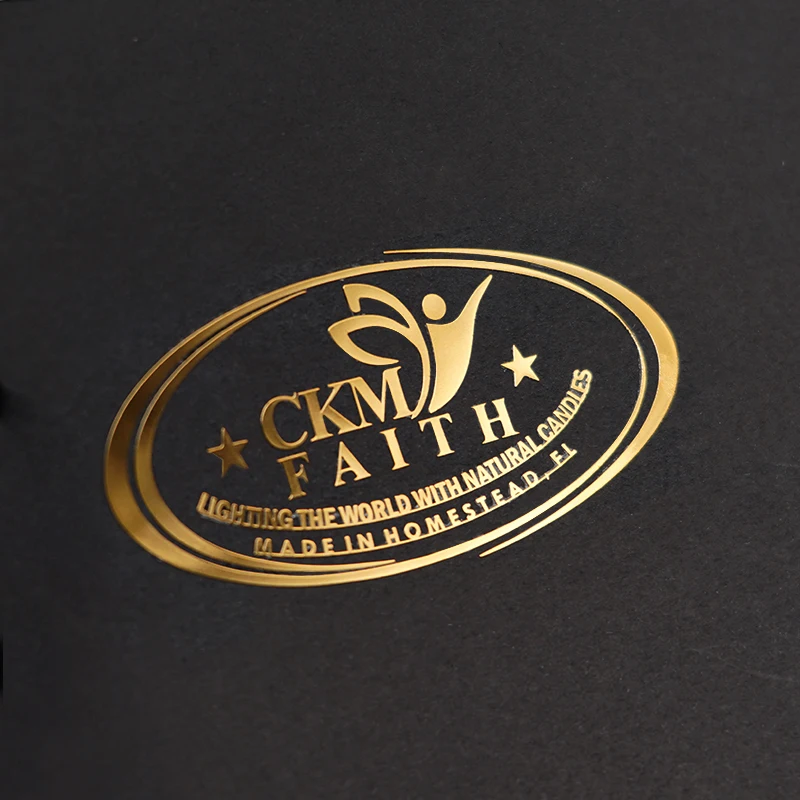 Custom clear gold foil heat gold transfer electroforming metal nickel 3D sticker label logo uv decal vinyl transfer sticker
