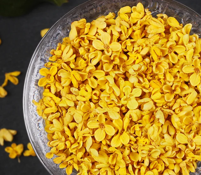Chinese Premium Food Grade Osmanthus Flowers Dried Osmanthus In Loose Wholesale