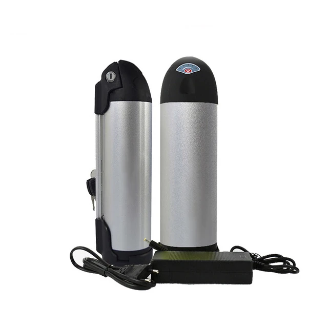 Rechargeable 36v ebike battery water bottle type 36v 10ah electric bike battery