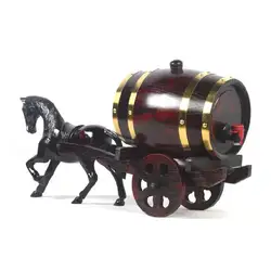 Family Horse-drawn Carts Oak Barrel for Storage and Brewing Wine
